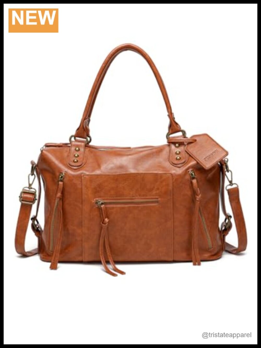 Vegan Leather City Tote Bag Large Capacity Hobo Crossbody